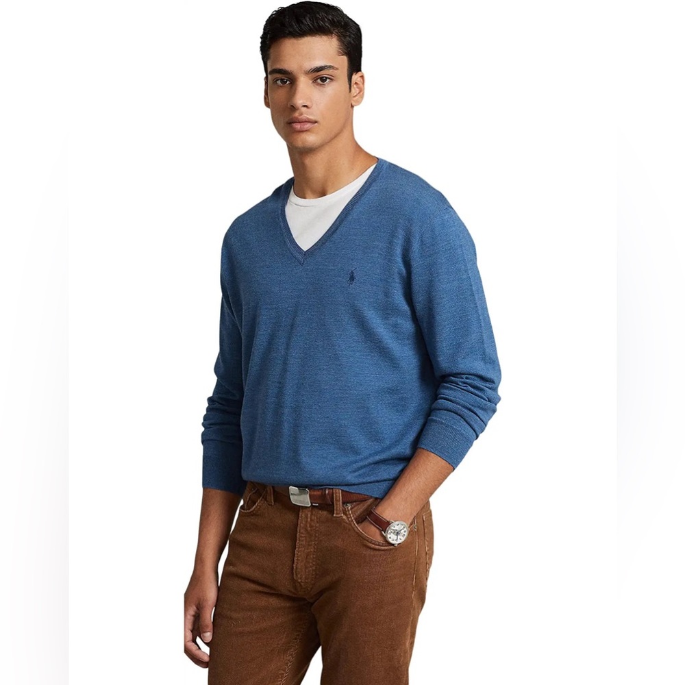 *New* Mens Polo Ralph Lauren Cashmere V-Neck Sweater